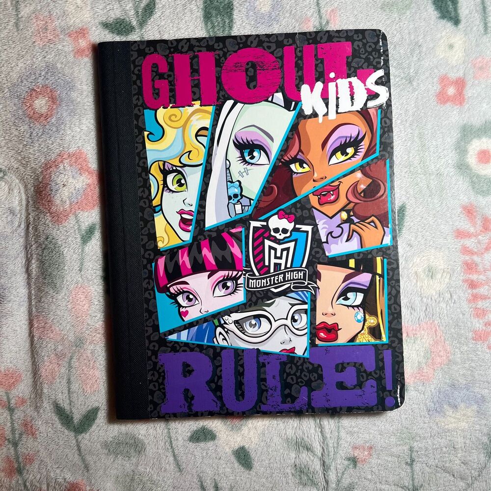 Deadstock Monster High 2014 G1 Notebook Frankie Cleo Clawdeen Draculaura Ghoulia